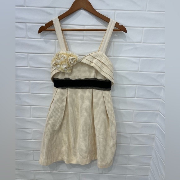 ANTHROPOLOGIE Deletta Cream Breakfasting Dress - Picture 3 of 8